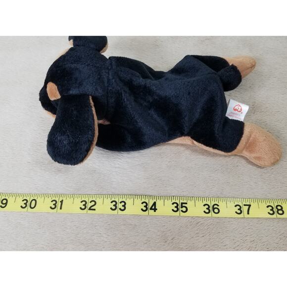 TY Beanie Babies Doby The Doberman 1996 Stuffed Animal Plush Toy 8" Vintage - Picture 12 of 12